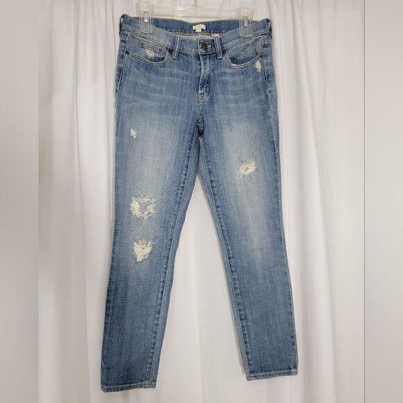 J. Crew distressed skinny jeans   - Picture 12 of 12